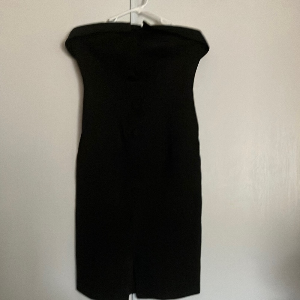 Strapless Black Dress